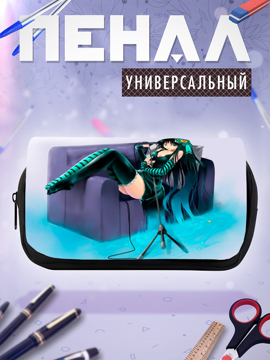 Пенал-косметичка Мио Акияма с микрофоном