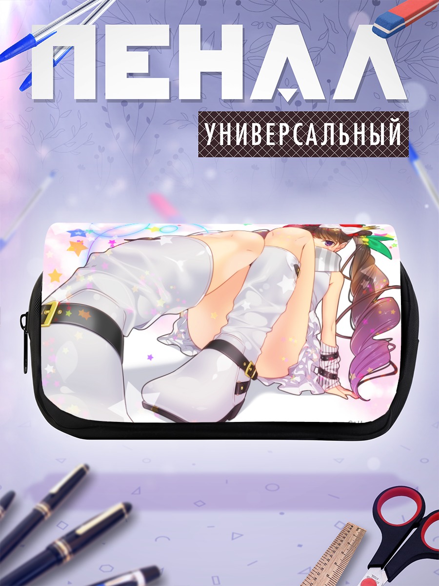 Пенал-косметичка Мику Хацунэ в белом