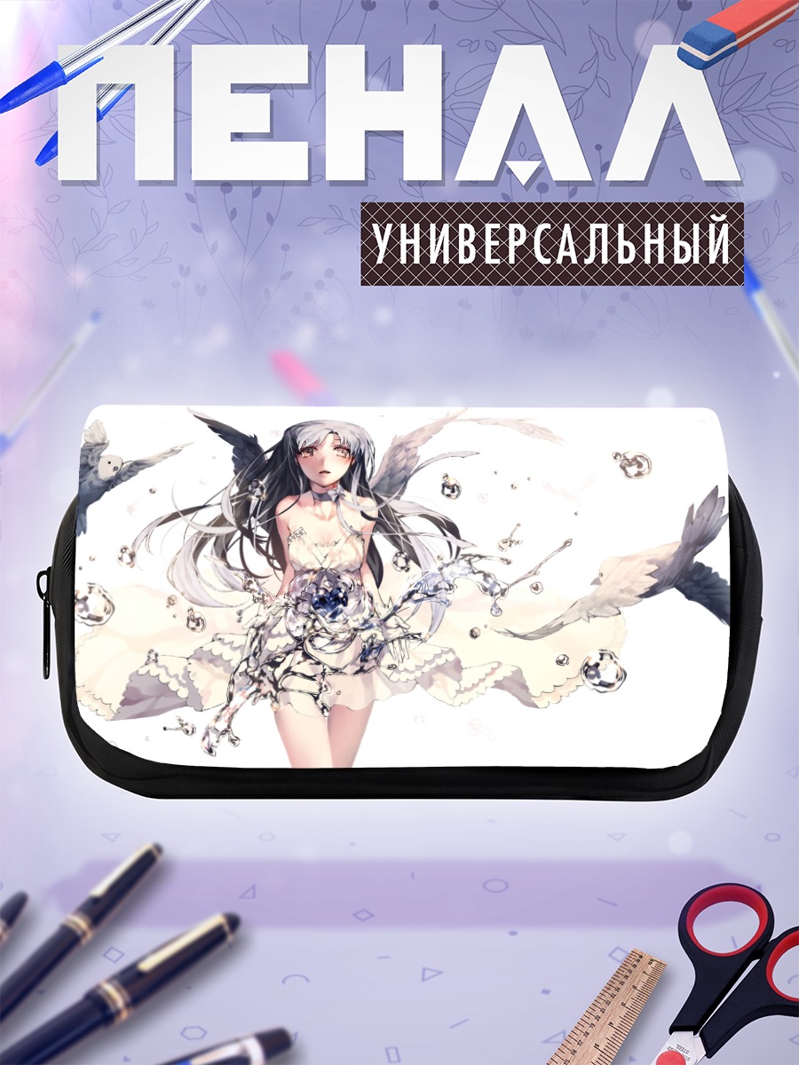 Пенал-косметичка Чихая Кисараги в белом