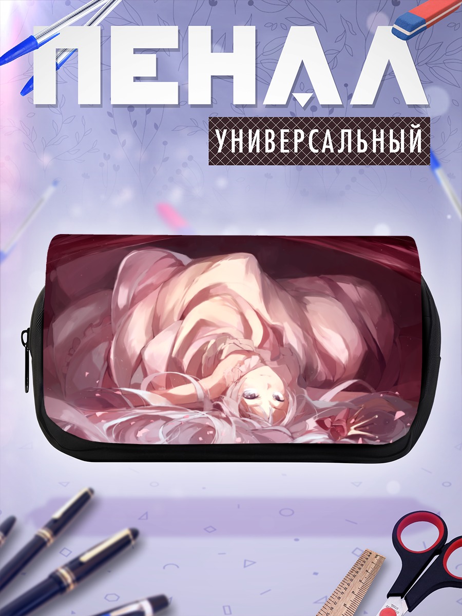 Пенал-косметичка Мику Хацунэ в шелках