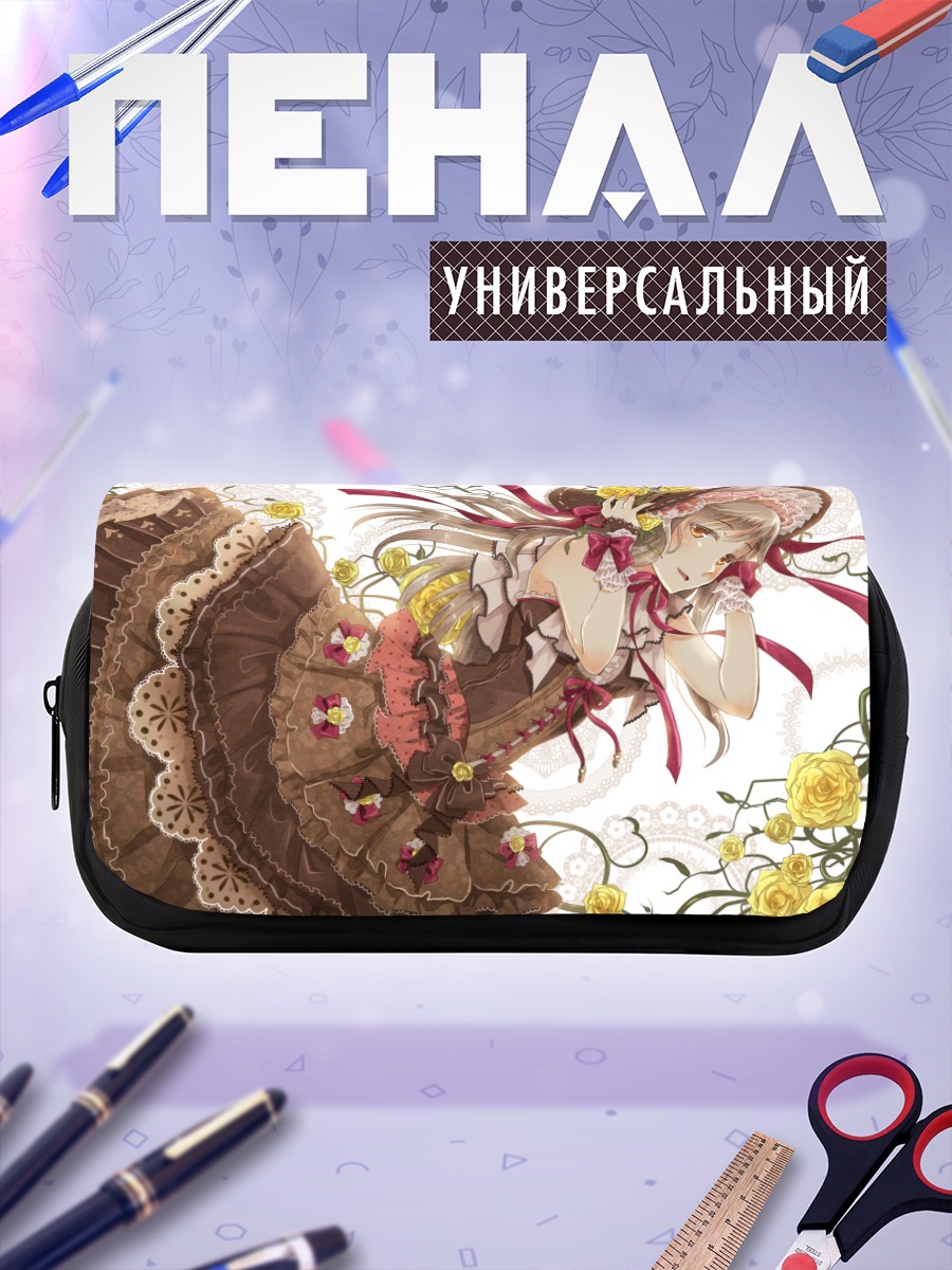 Пенал-косметичка Лолита в розах