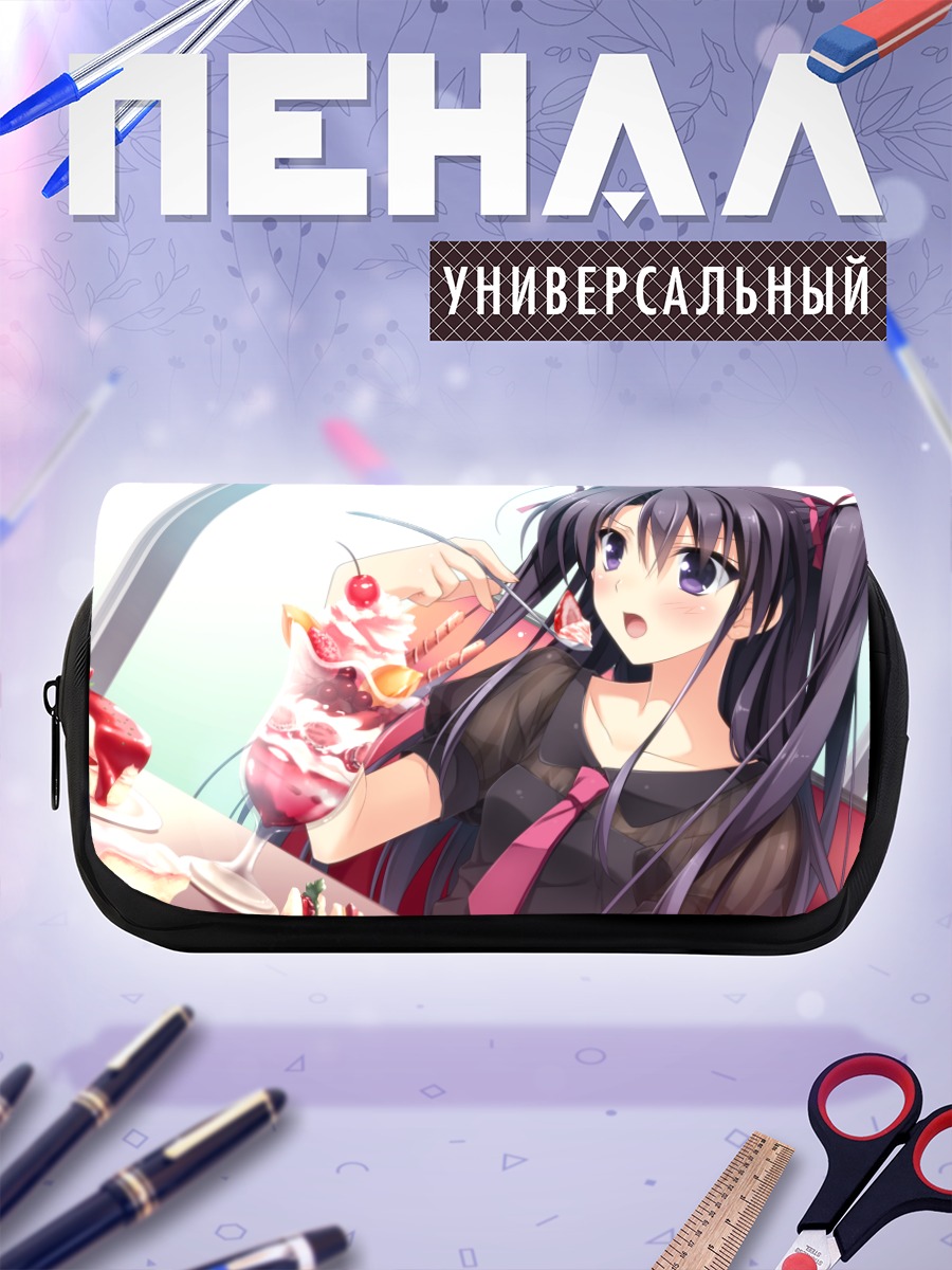 Пенал-косметичка Юна Морикубо с десертом