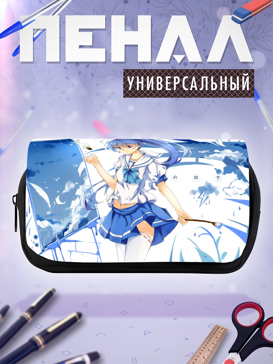 Пенал-косметичка Мику Хацунэ в школе