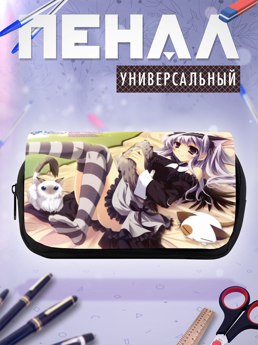 Пенал-косметичка Миу Амаха с котами