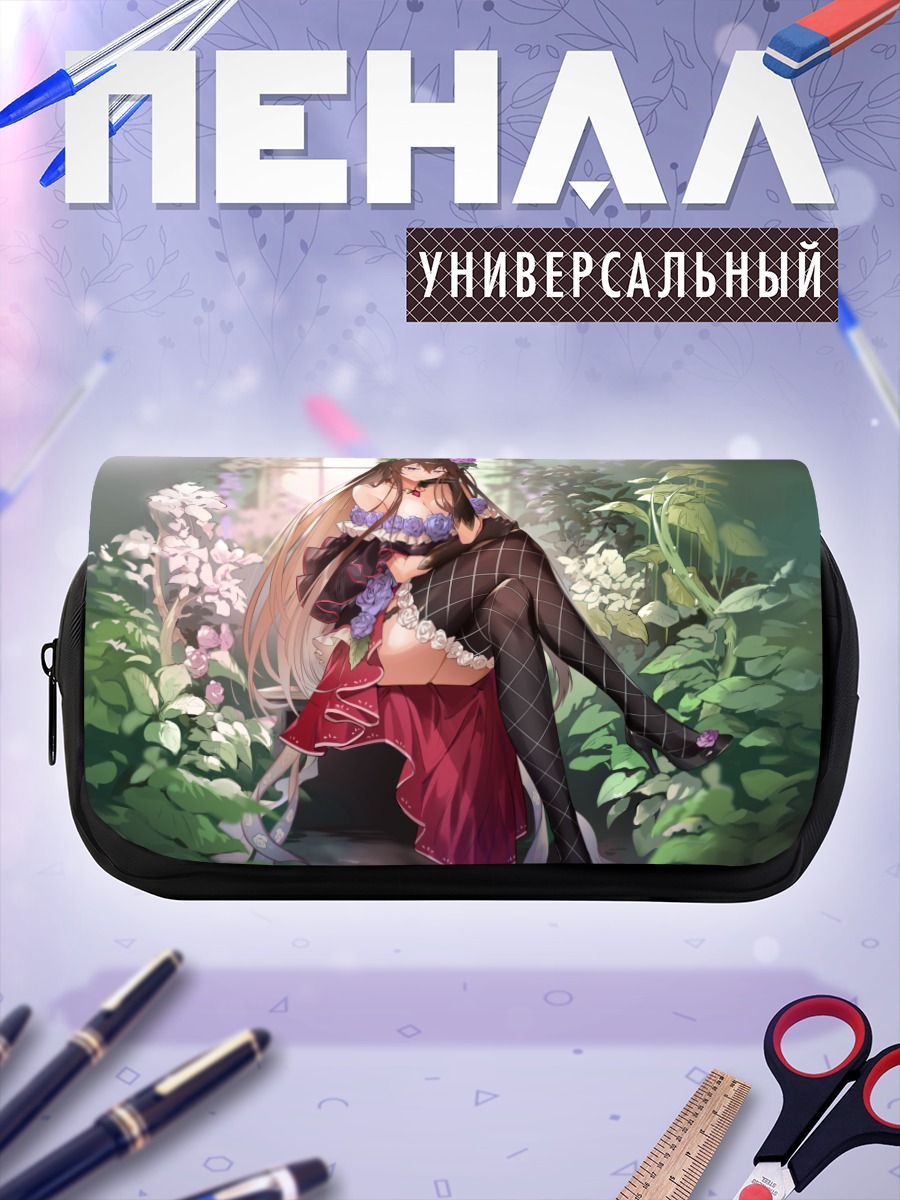 Пенал-косметичка Розетта в цветах