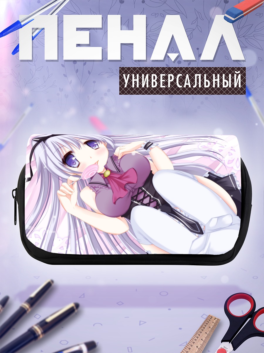 Пенал-косметичка Девушка с леденцом