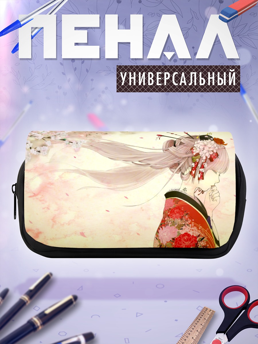 Пенал-косметичка Мику Хацунэ в сакуре