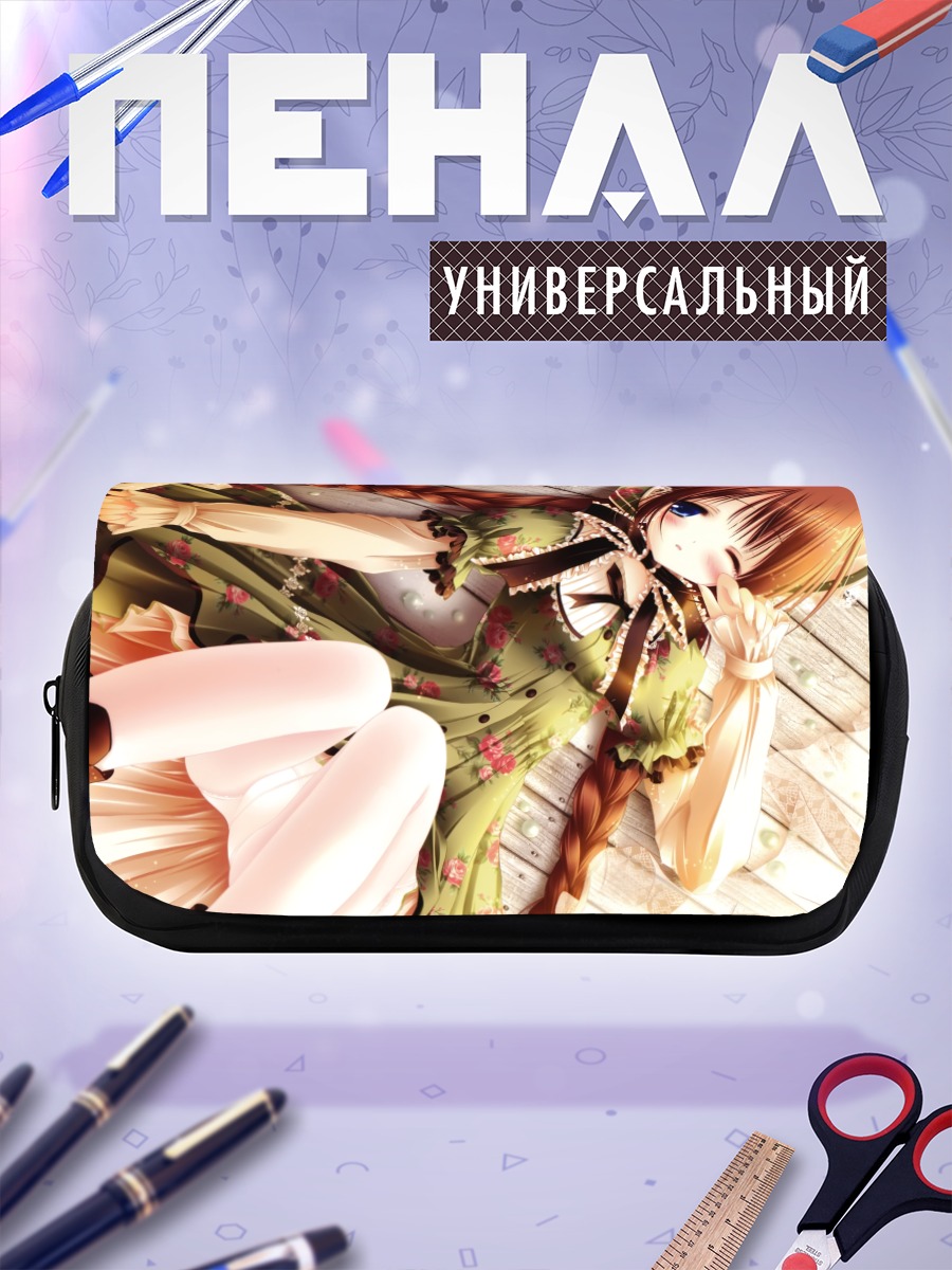 Пенал-косметичка Девушка в лолите