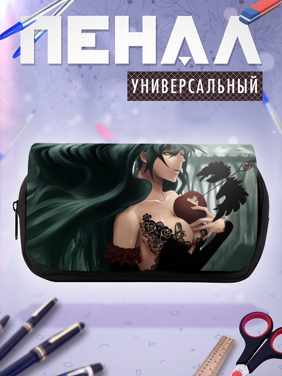 Пенал-косметичка Мику Хацунэ с яблоком