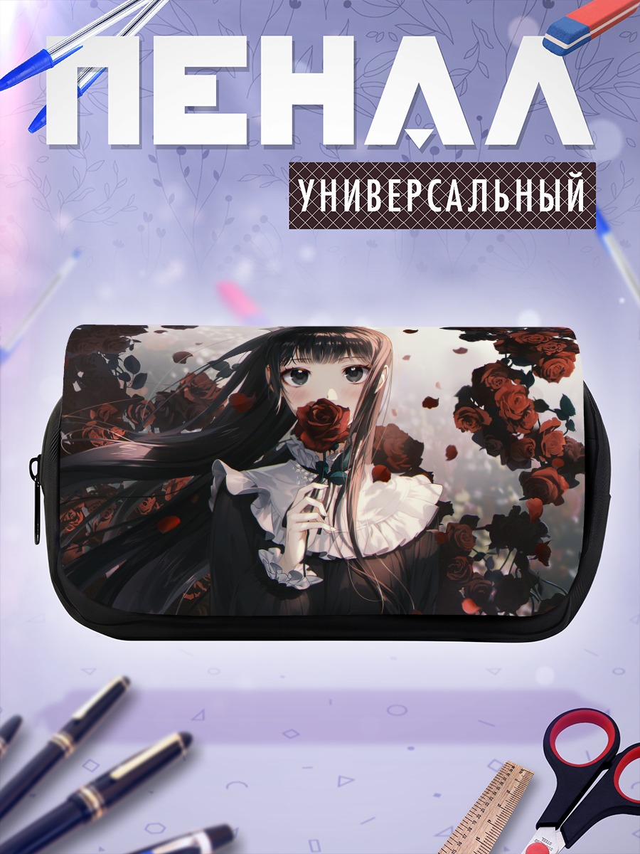 Пенал-косметичка Готическая роза