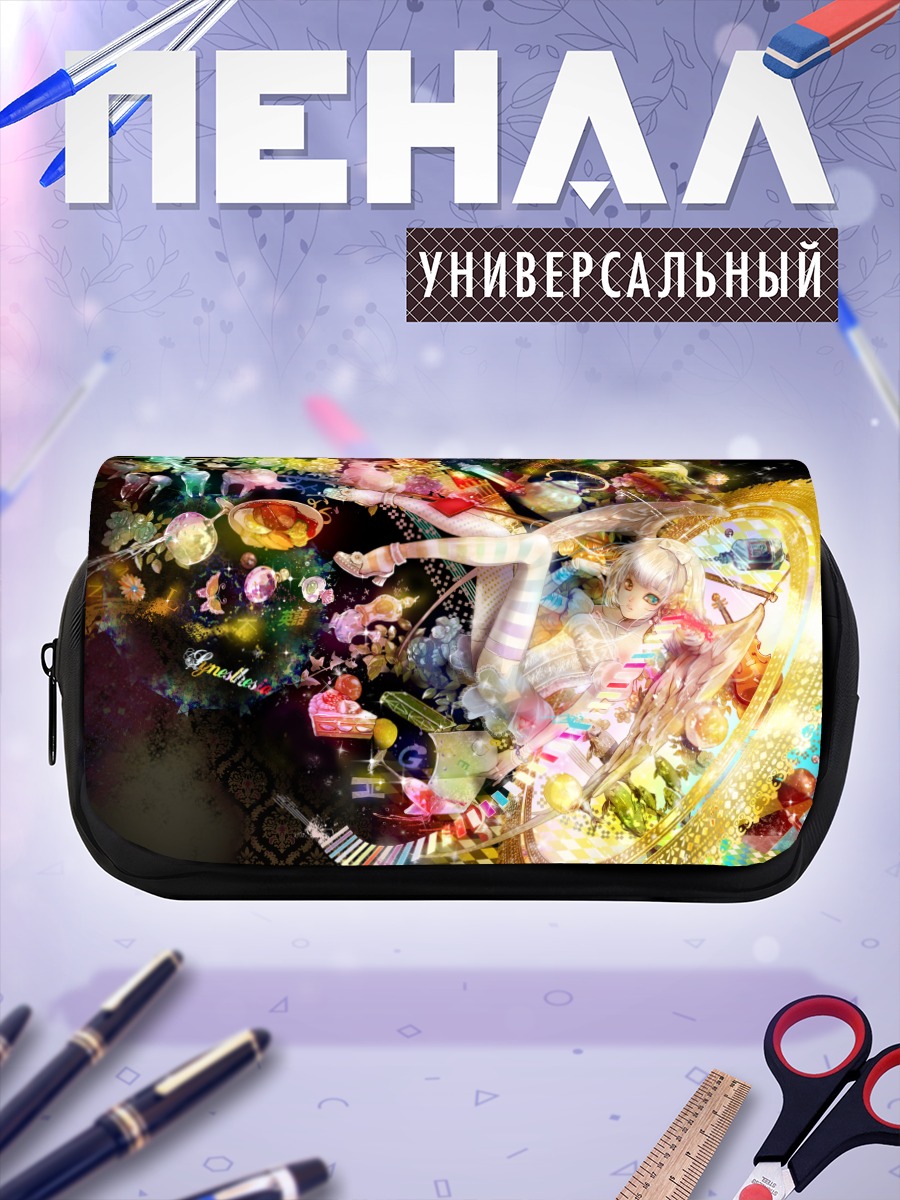 Пенал-косметичка Ангел в цветах