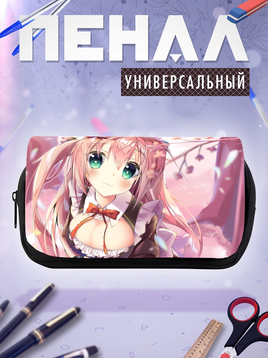 Пенал-косметичка Горничная в цветах