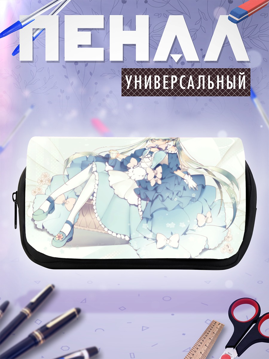 Пенал-косметичка Мику Хацунэ в платье