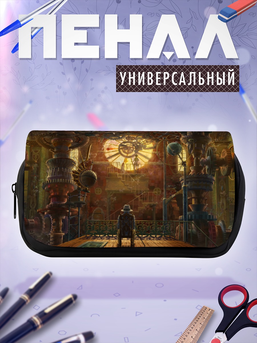 Пенал-косметичка Стимпанк механизм
