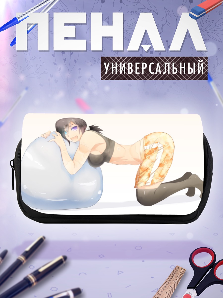 Пенал-косметичка Девушка на пузыре
