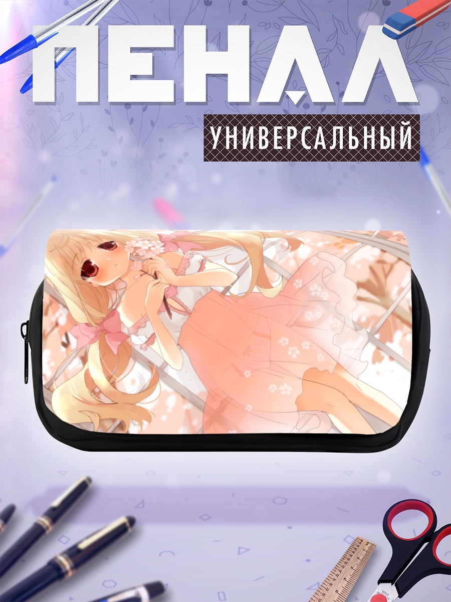 Пенал-косметичка Кёко Огивара с цветами