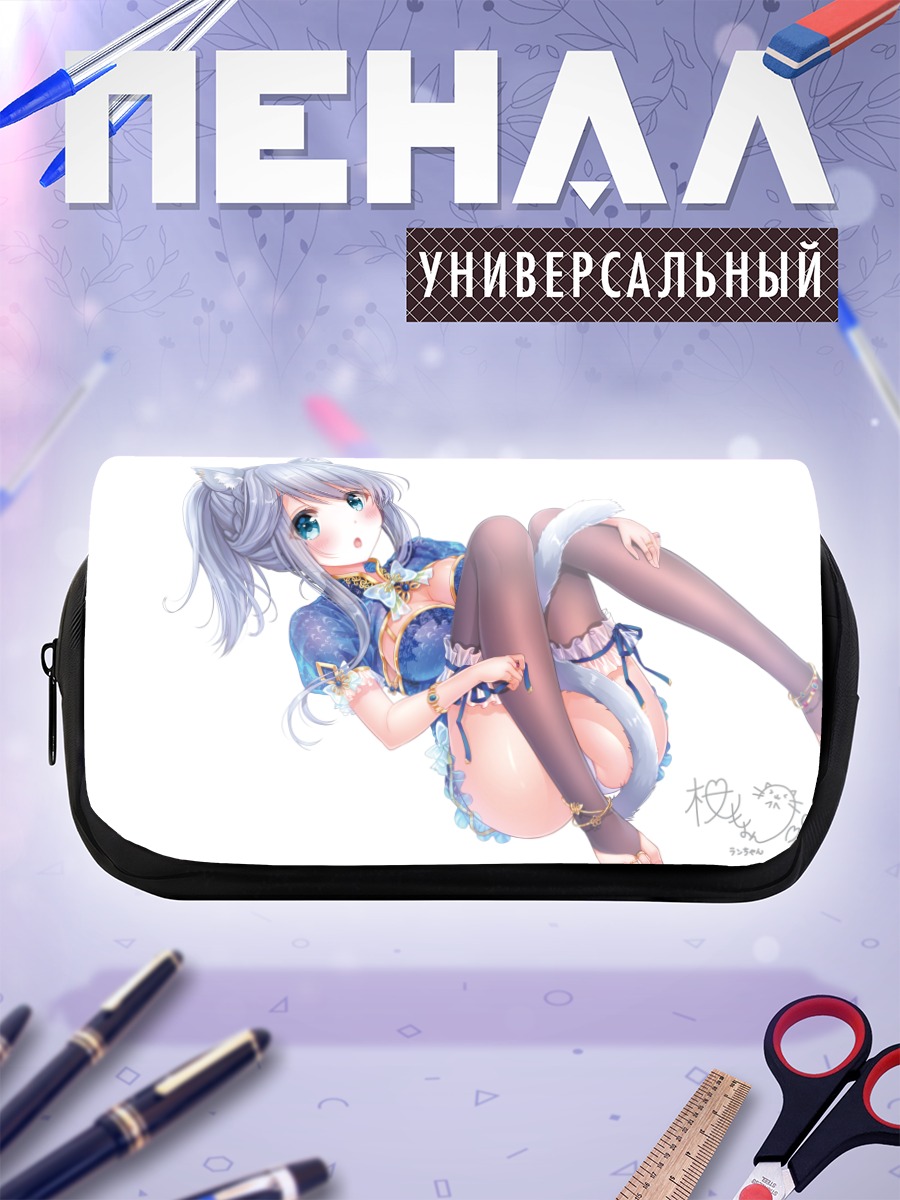 Пенал-косметичка Кошкодевочка в китайском платье