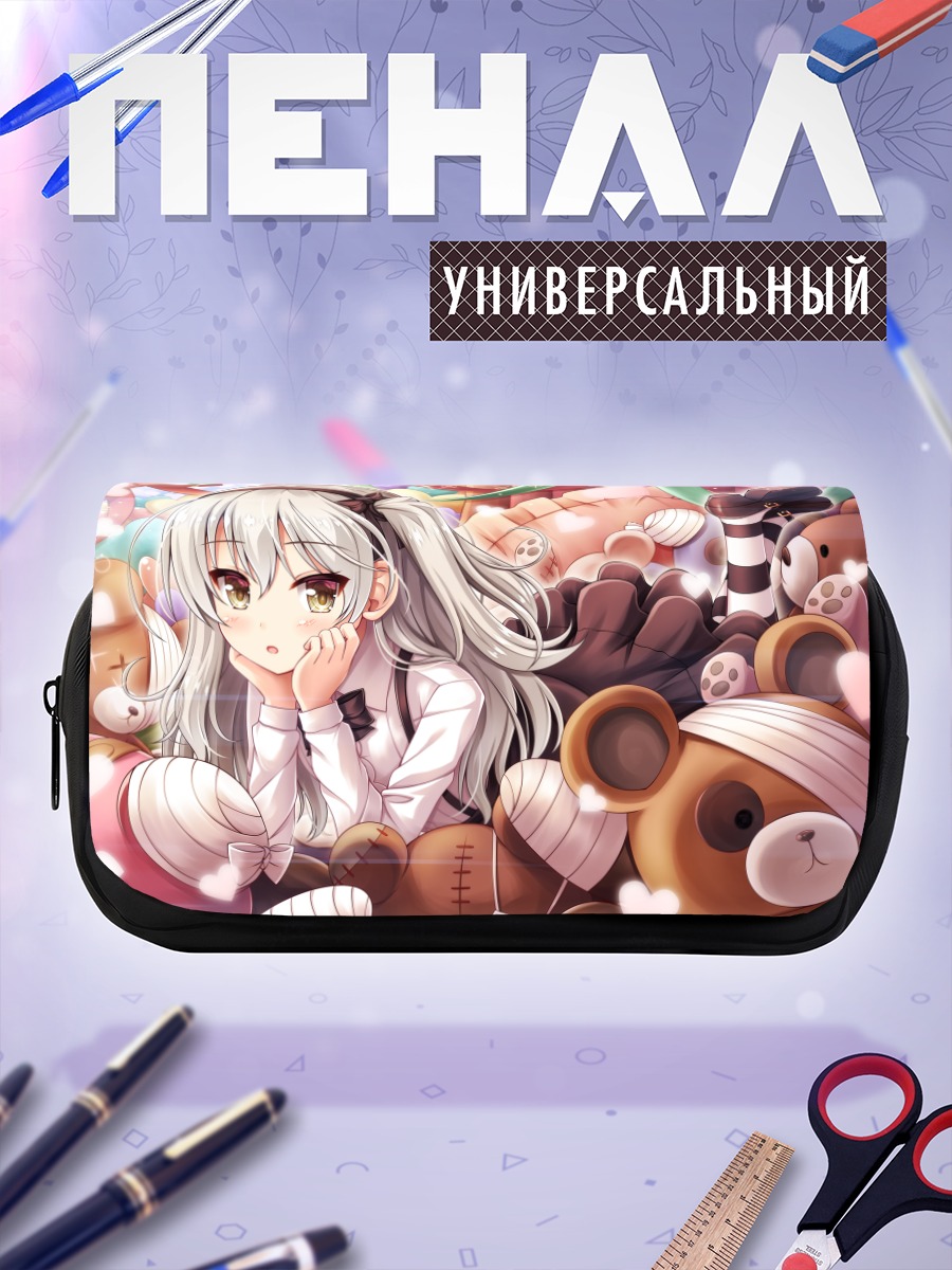 Пенал-косметичка Арису Шимада с медведями