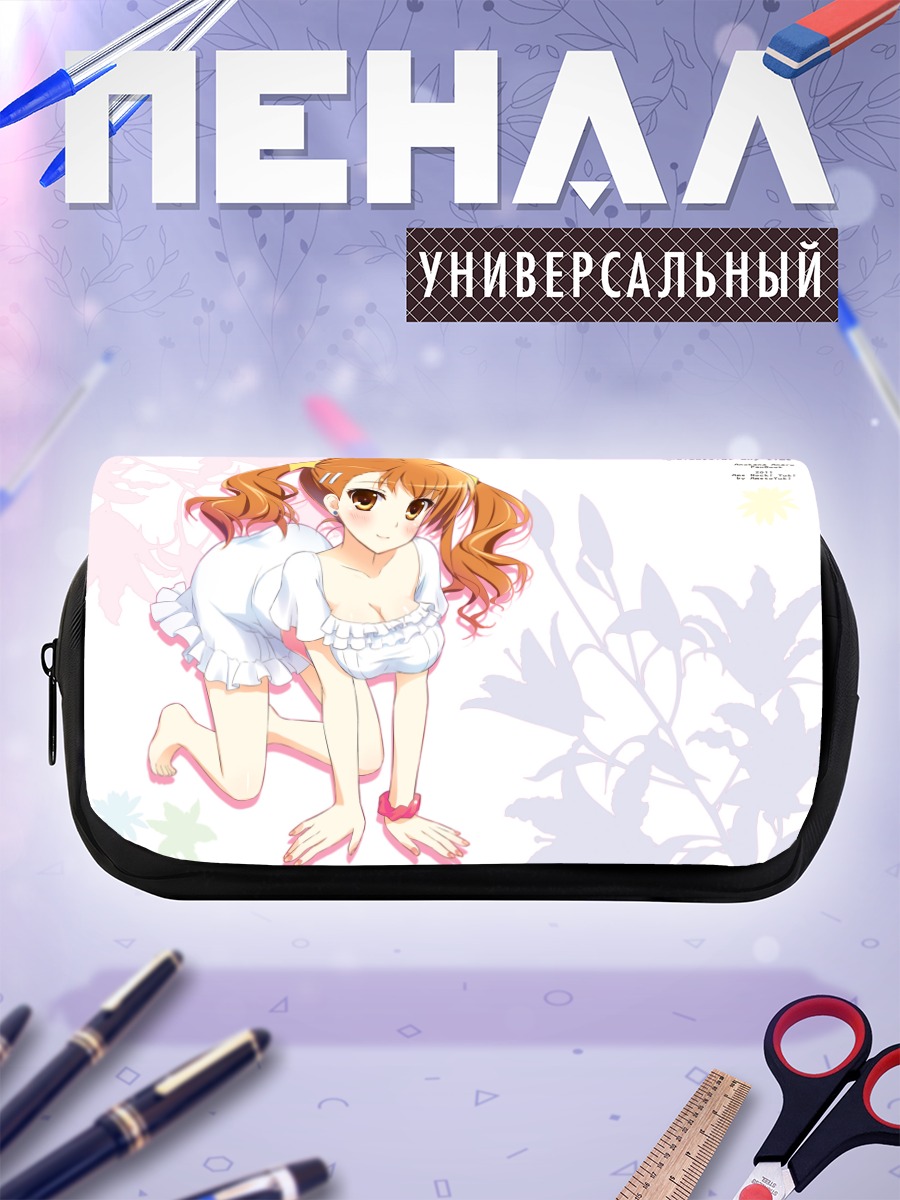 Пенал-косметичка Наруко Анжо в цветах