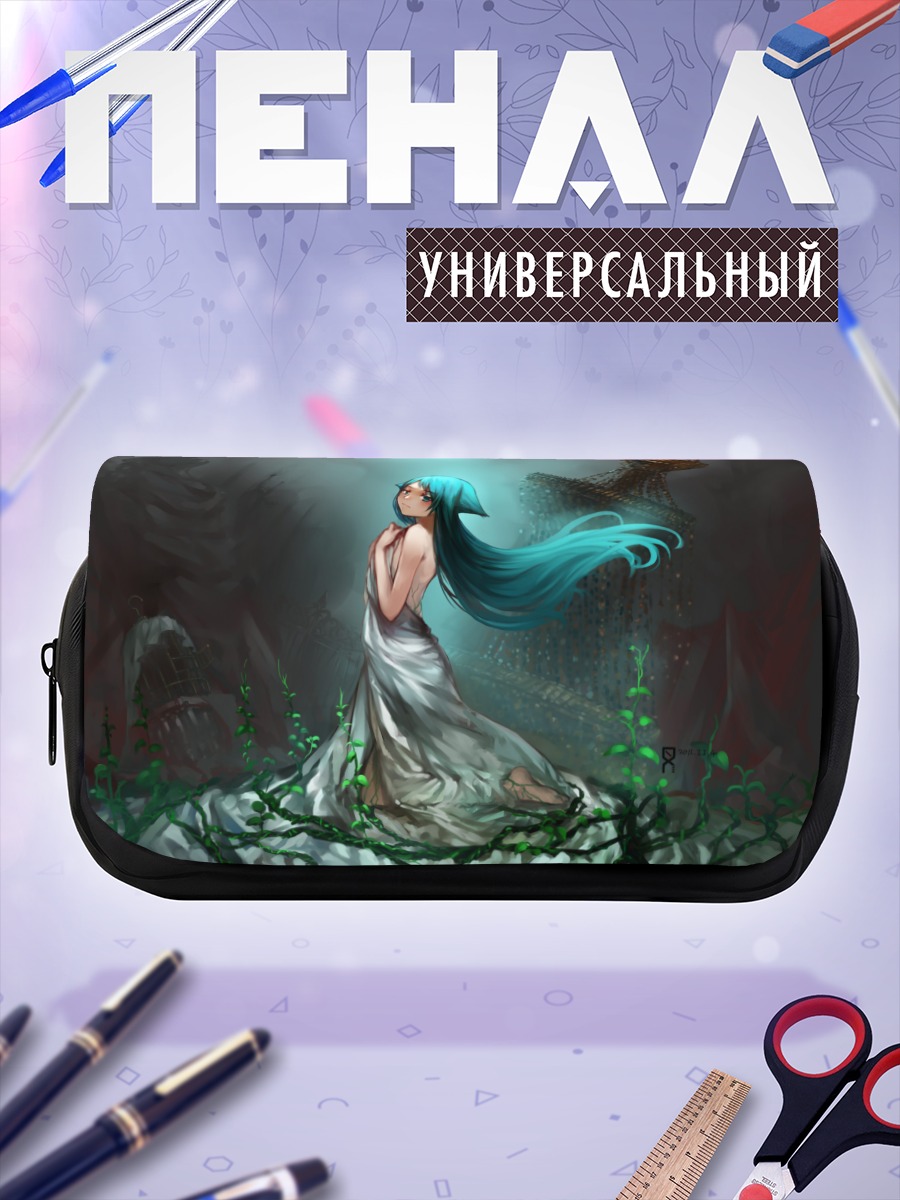 Пенал-косметичка Сая в цветах