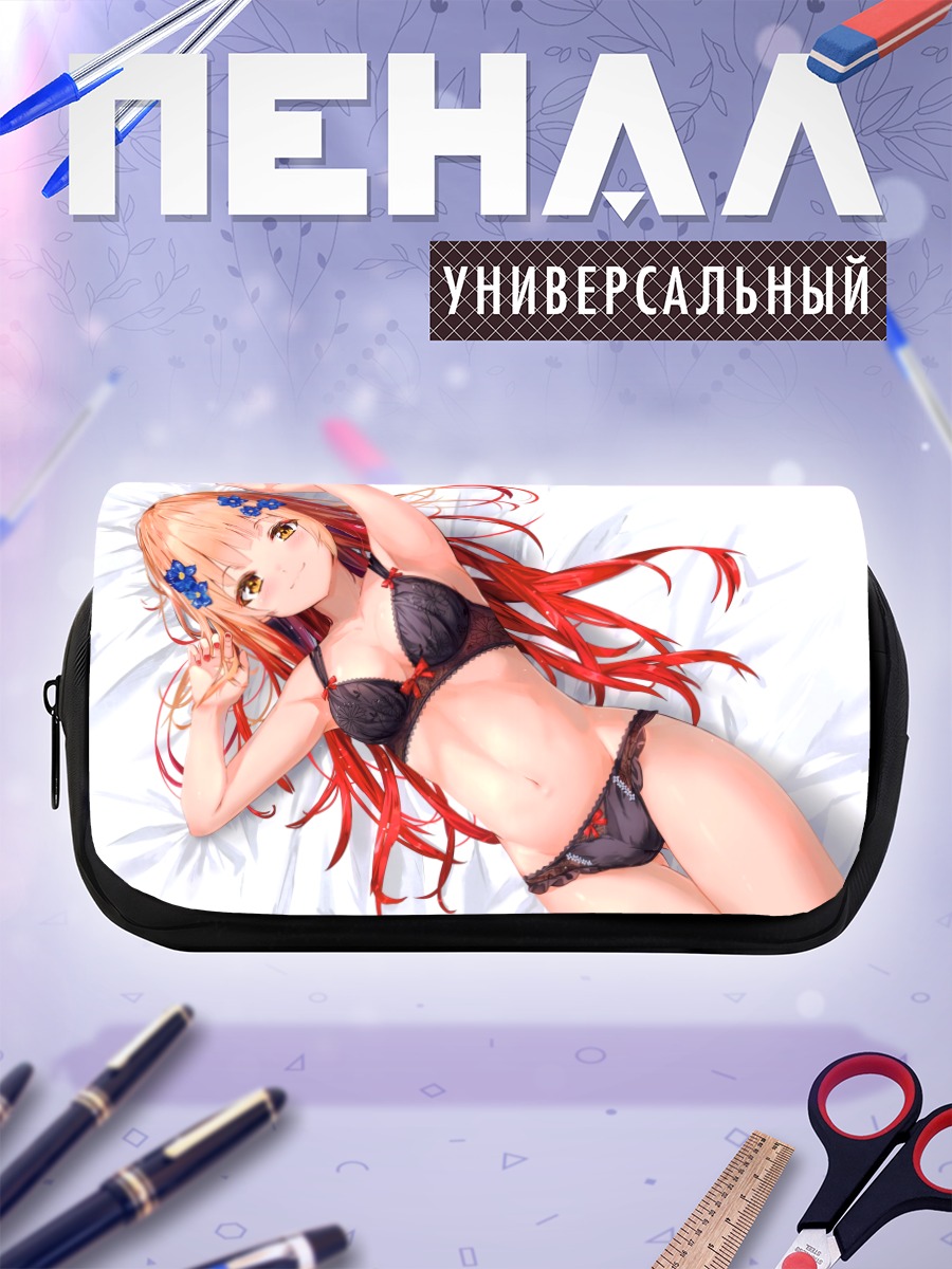Пенал-косметичка Девушка в белье