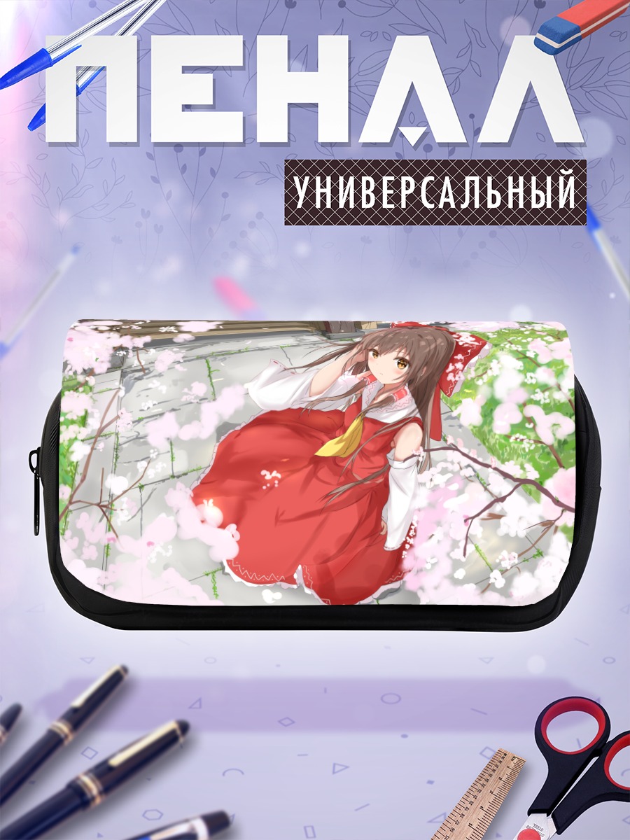 Пенал-косметичка Рейму Хакурей в сакуре