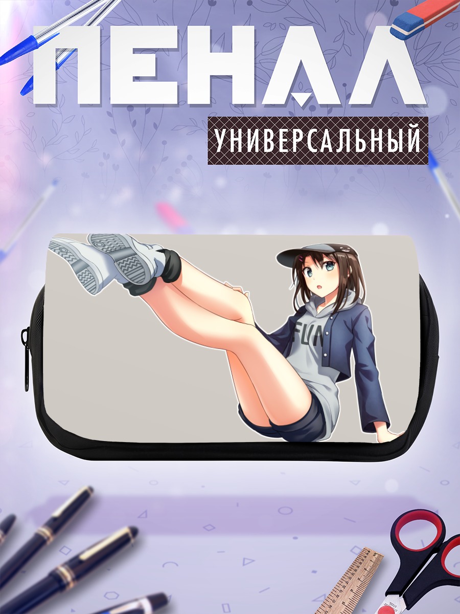 Пенал-косметичка Мисаки Окусава в кепке