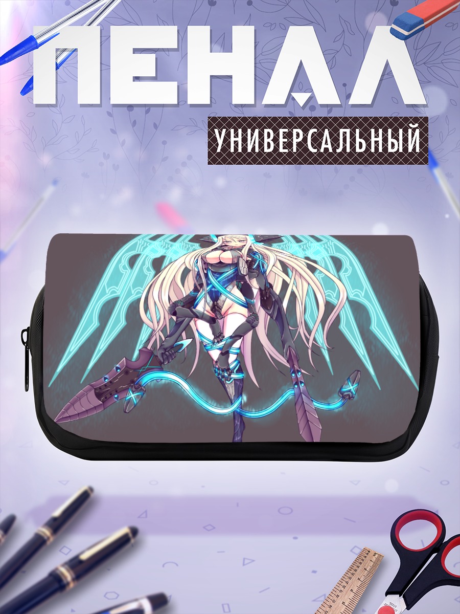 Пенал-косметичка Технодевушка с мечом