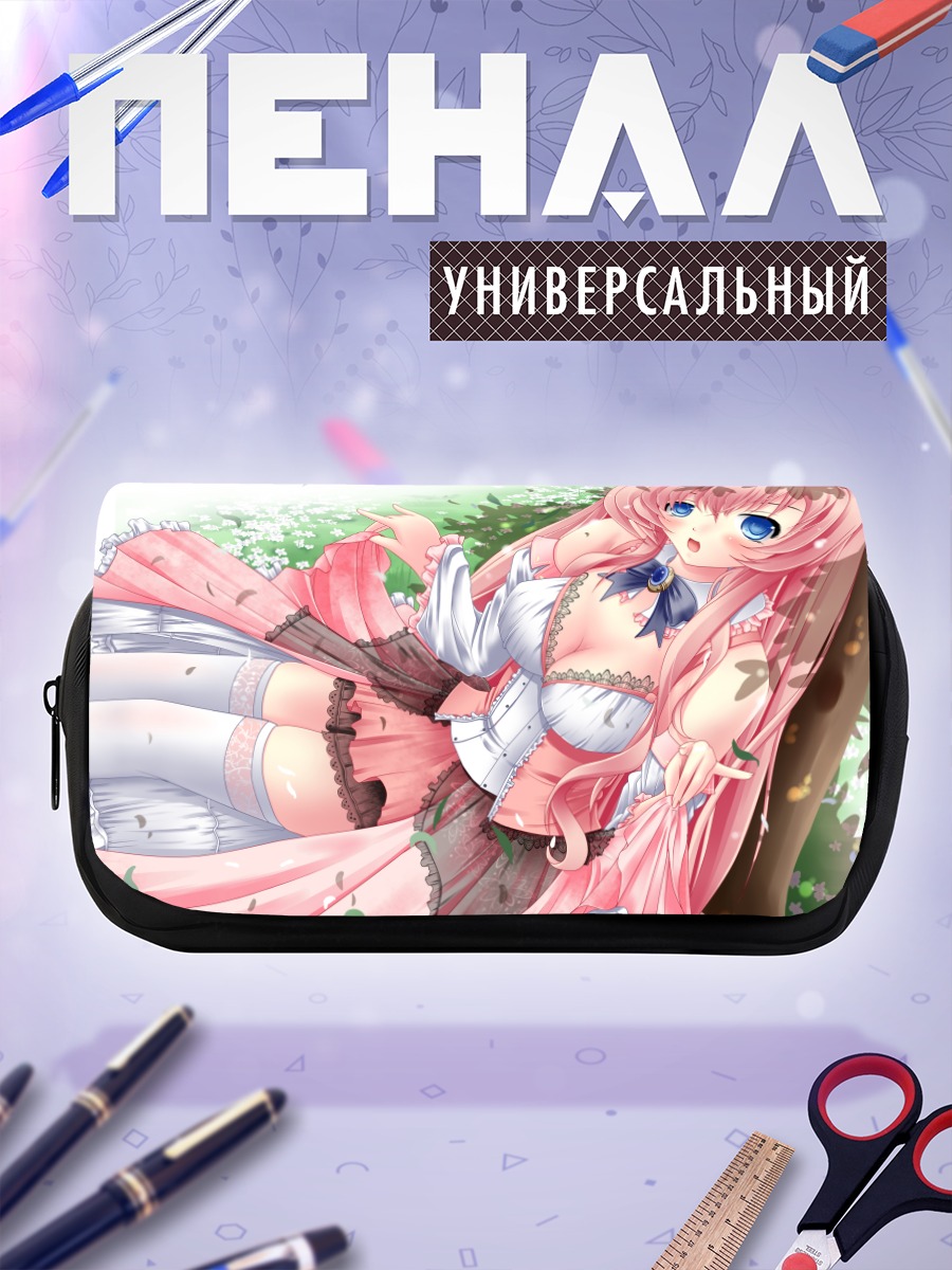 Пенал-косметичка Лука Мегурин в цветах