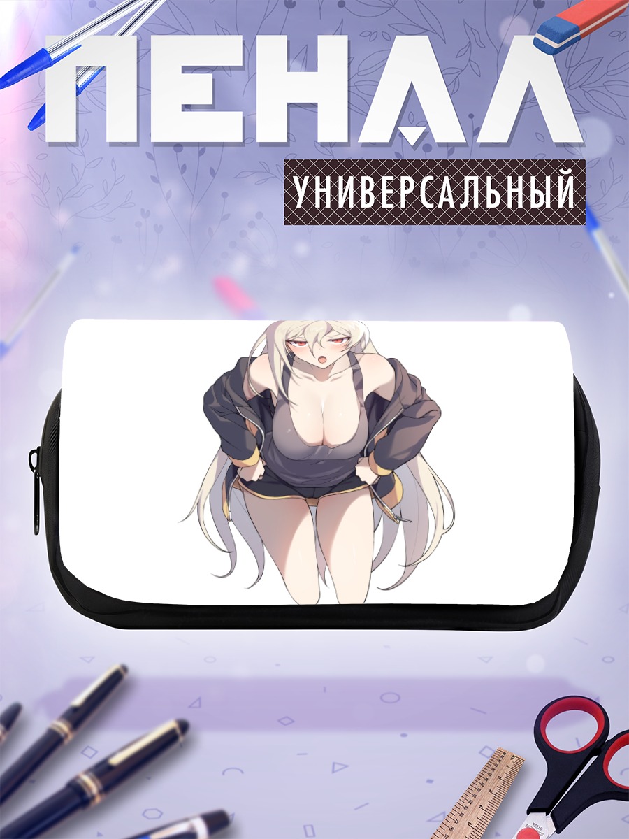 Пенал-косметичка Девушка в худи