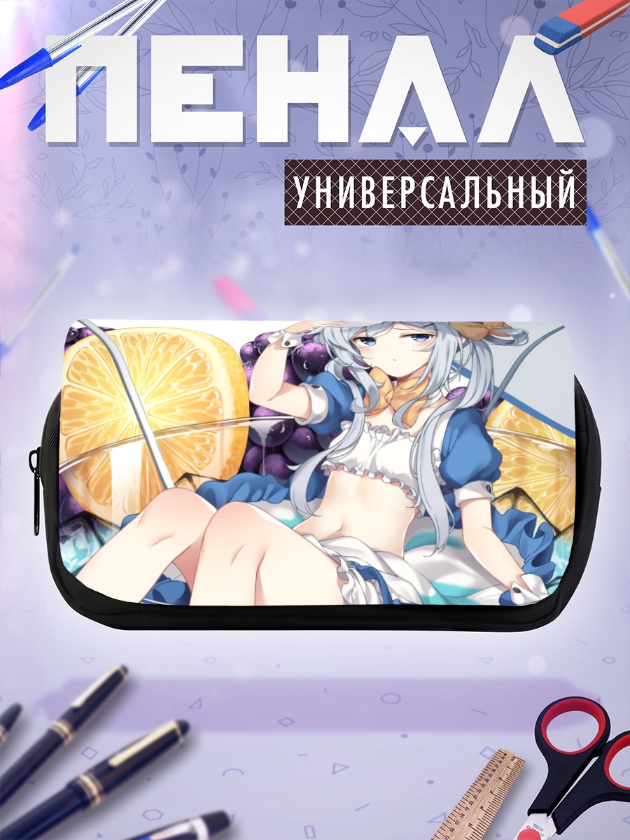 Пенал-косметичка Мику Хацунэ с цитрусом