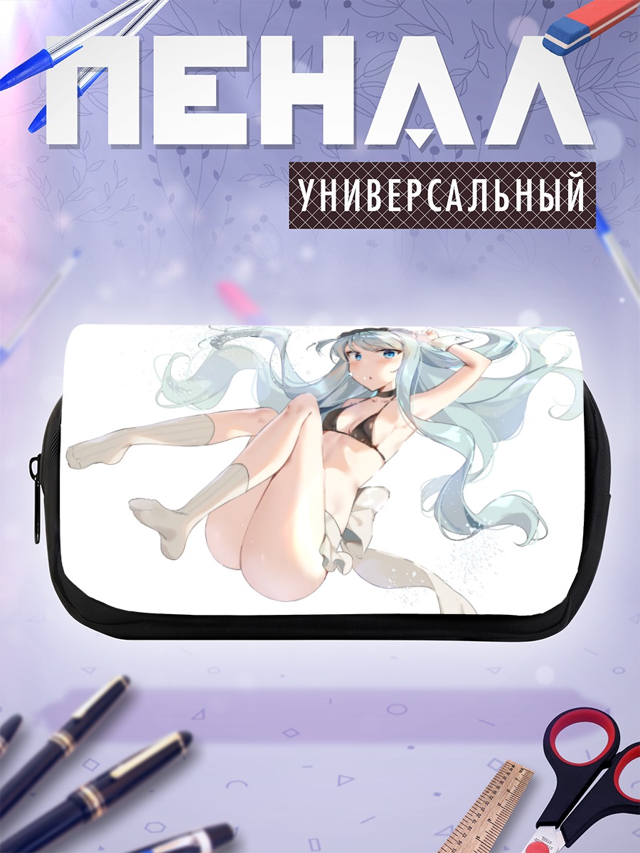 Пенал-косметичка Мику Хацунэ в бикини
