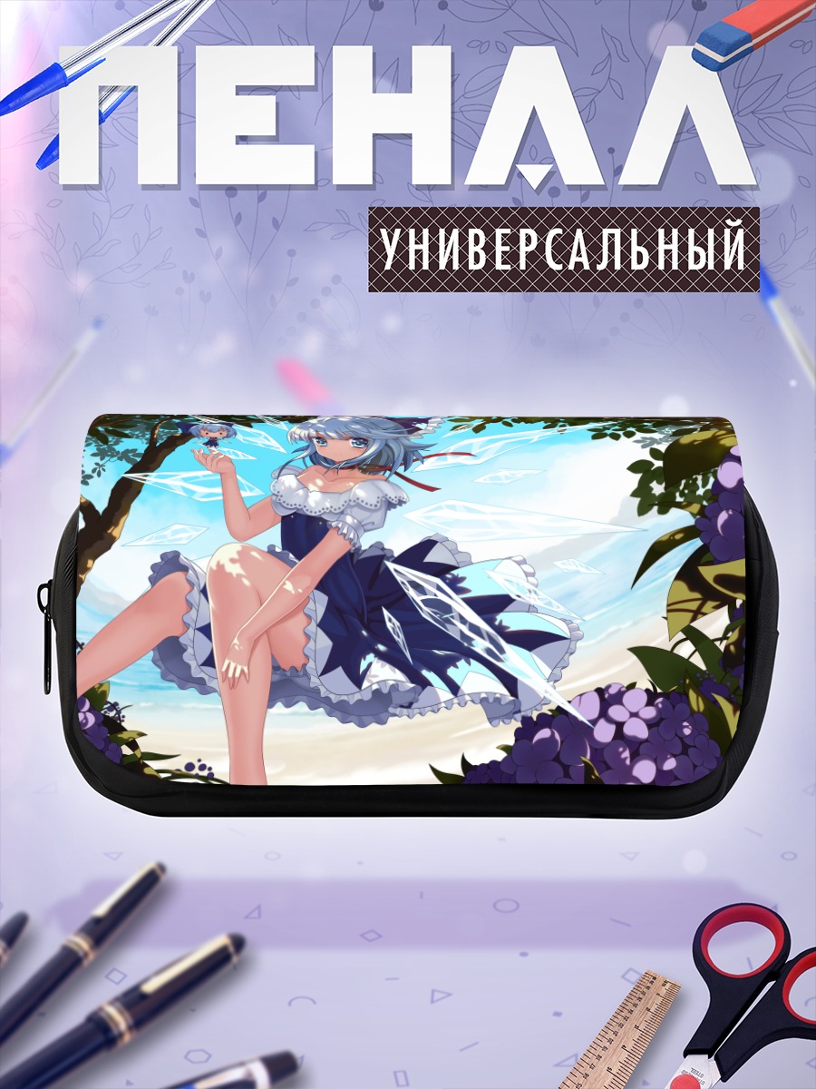 Пенал-косметичка Сирно в цветах