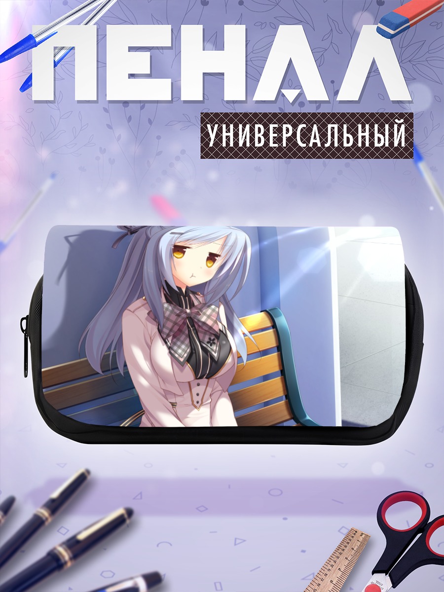 Пенал-косметичка Нацумэ Шинономэ на скамье