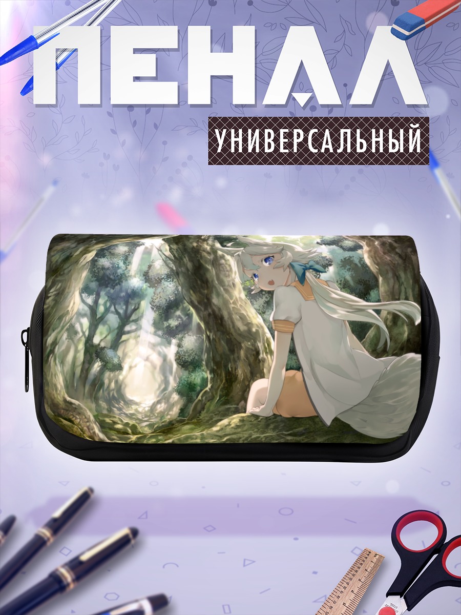 Пенал-косметичка Девушка в лесу