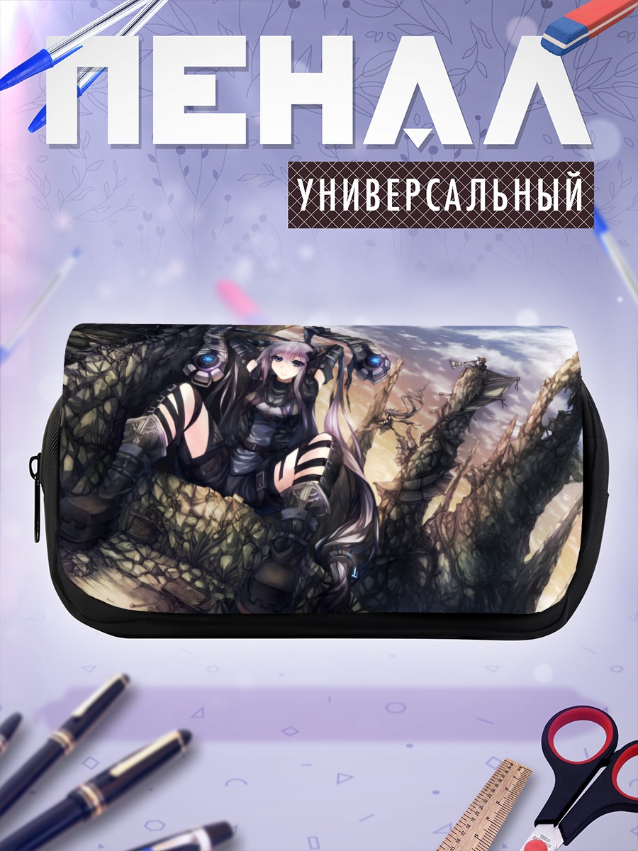 Пенал-косметичка Мику Хацунэ в руинах