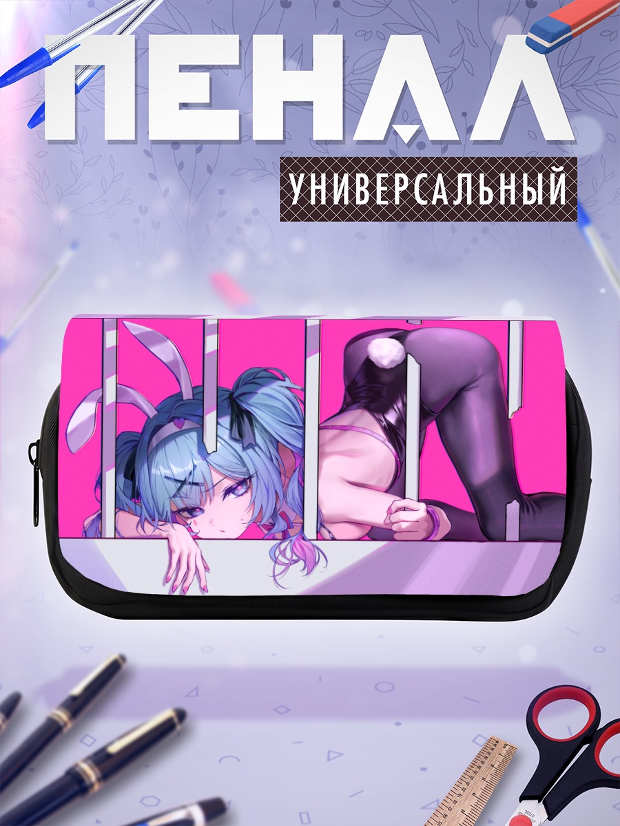 Пенал-косметичка Мику Хацунэ зайчик