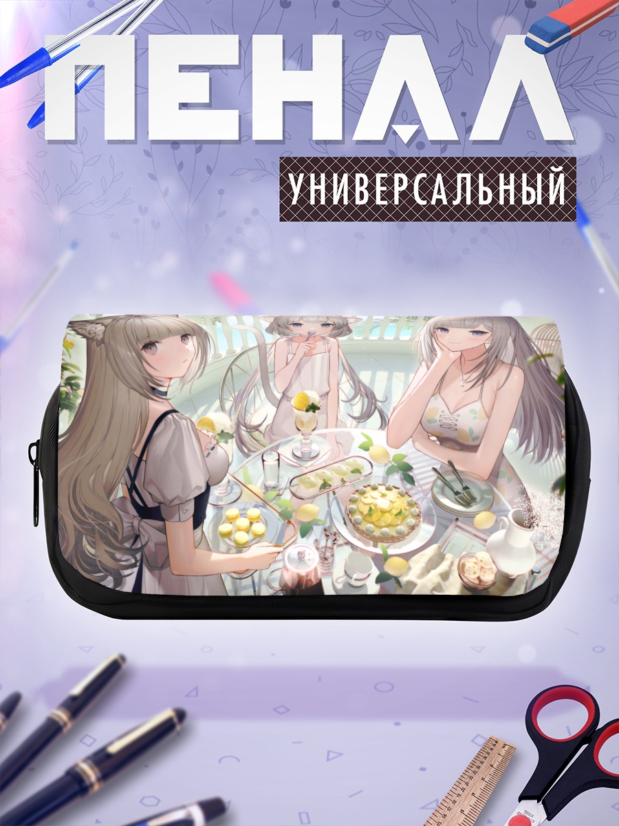 Пенал-косметичка Кошкодевочки за завтраком