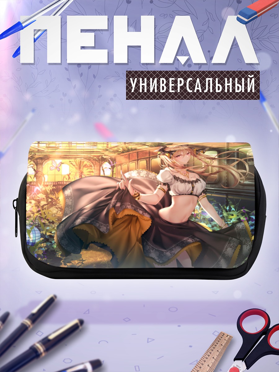 Пенал-косметичка Танцовщица в цветах
