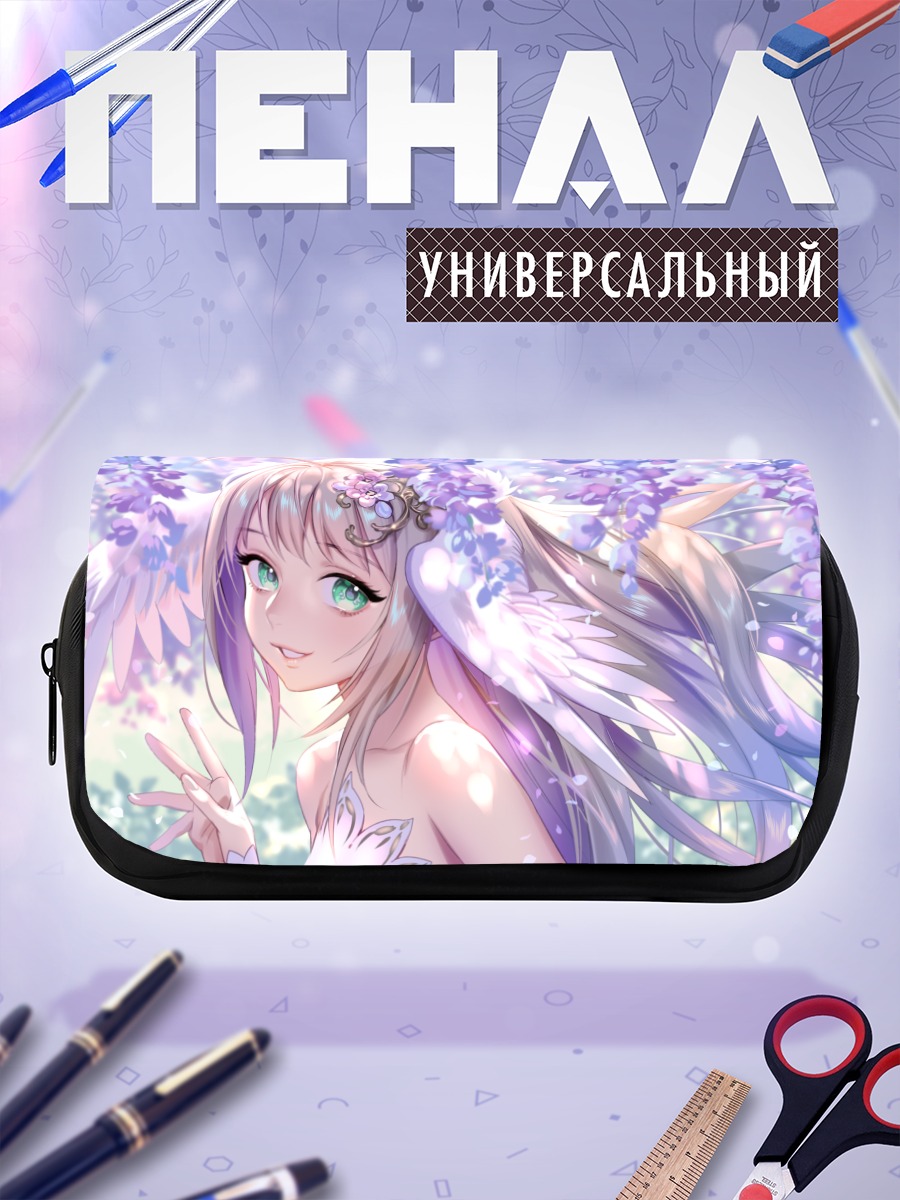 Пенал-косметичка Ангел в цветах