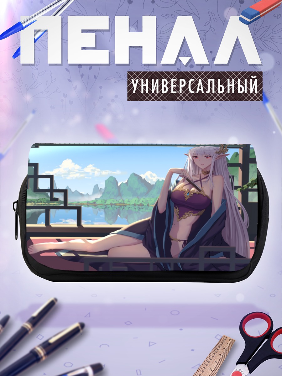 Пенал-косметичка Эльфийка с веером