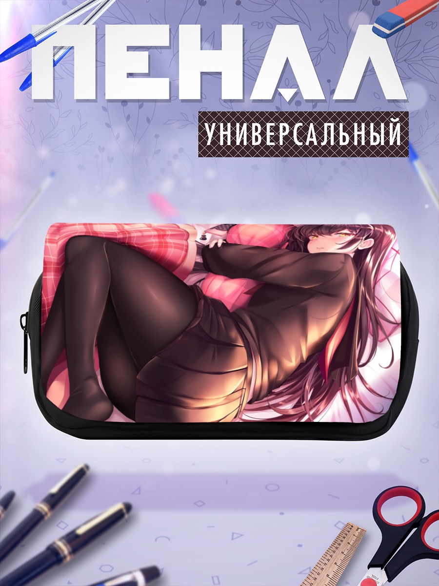 Пенал-косметичка Девушка в школьной форме