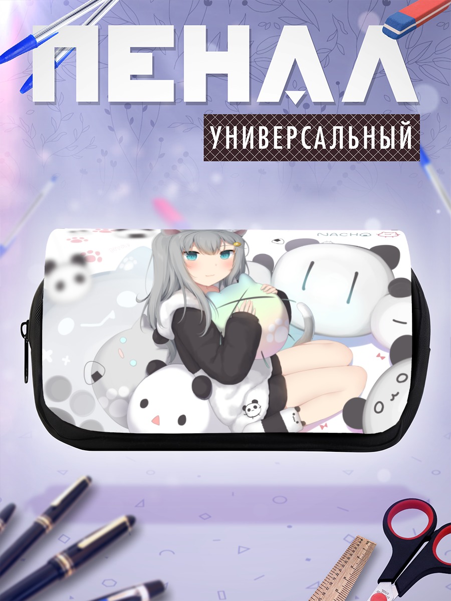Пенал-косметичка Начонеко с пандами