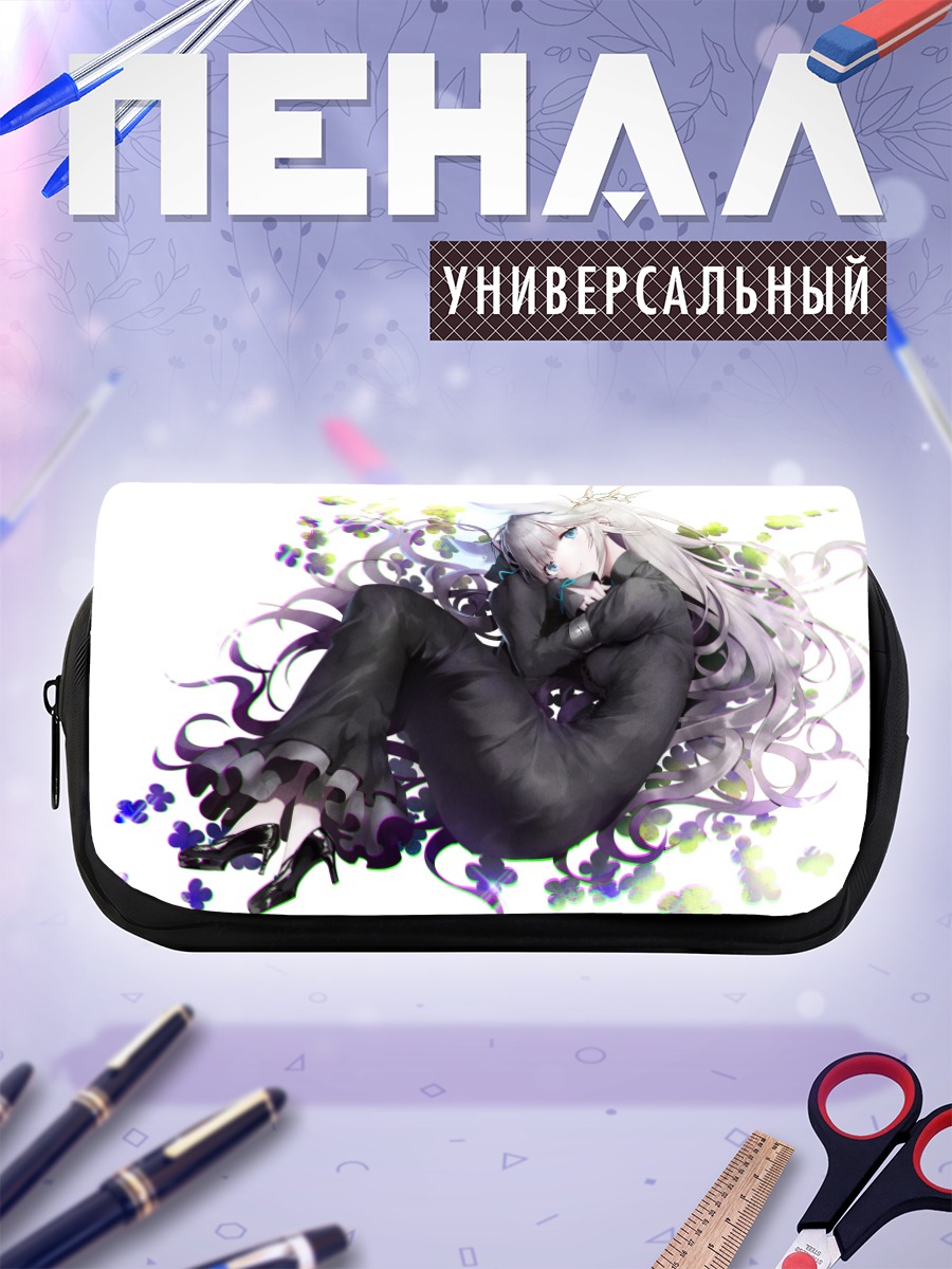 Пенал-косметичка Готическая девушка с ушками