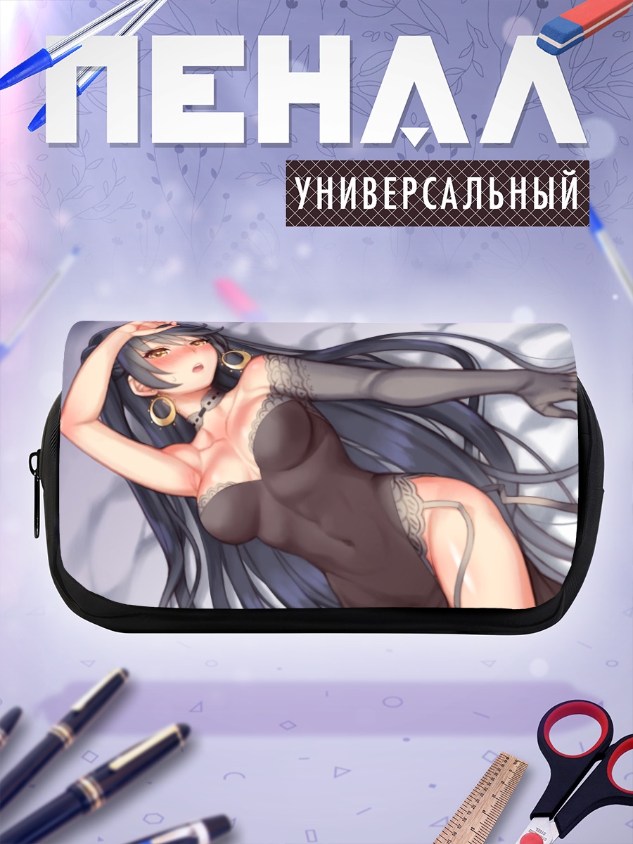 Пенал-косметичка Вельвет Кроу в черном