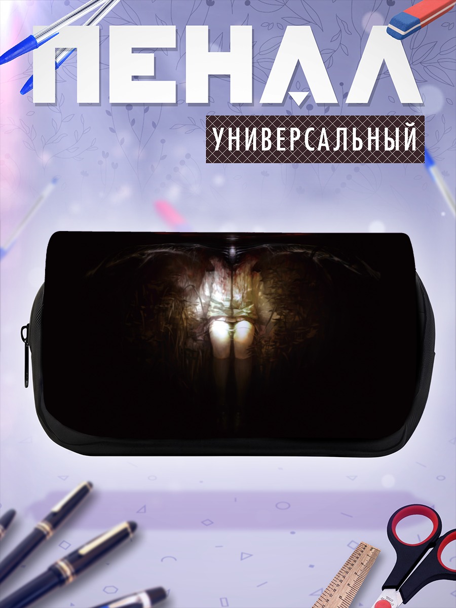Пенал-косметичка Темный ангел с нимбом