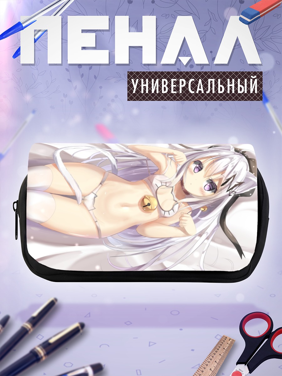 Пенал-косметичка Кошкодевочка в постели
