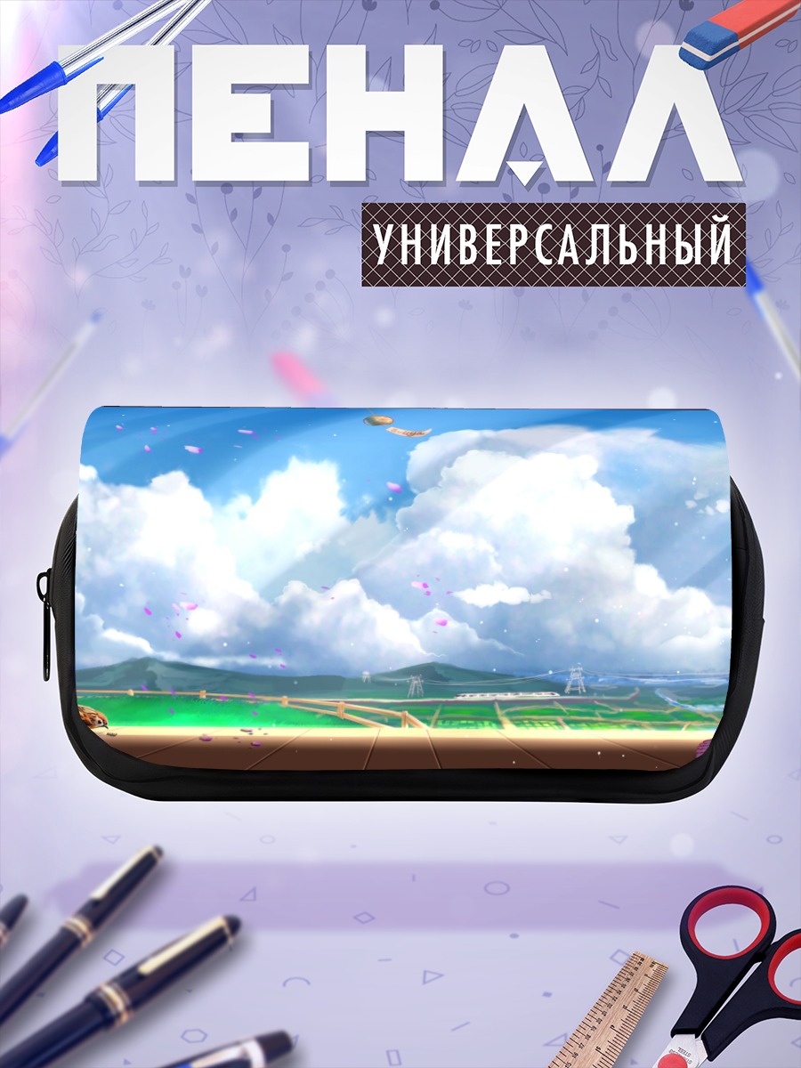 Пенал-косметичка Мику Хацунэ под сакурой