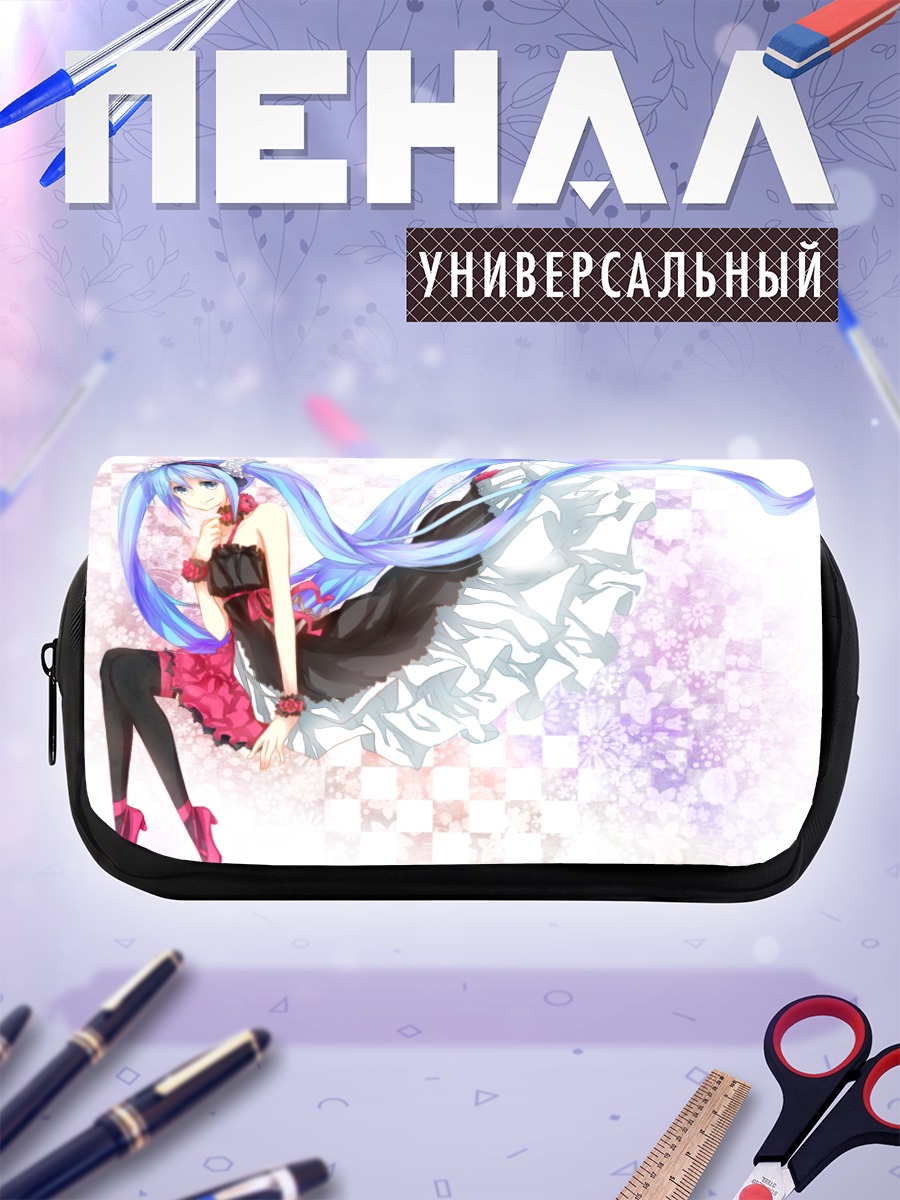 Пенал-косметичка Мику Хацунэ в платье