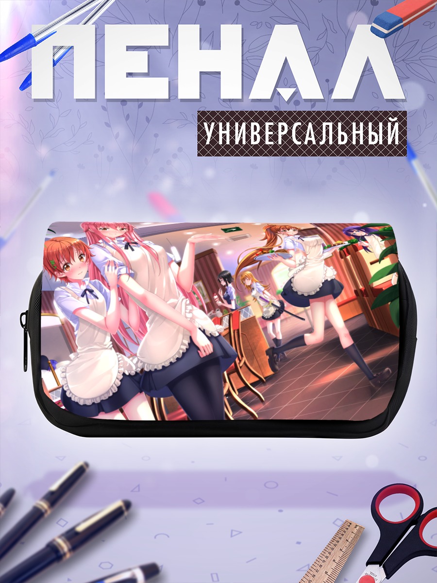Пенал-косметичка Махиру Инами в кафе